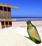 pic for Bottle on Beach